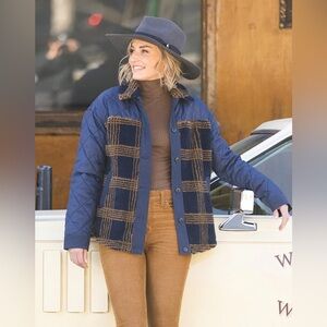 Carve Designs Vineyard Shacket Sherpa Quilted Jacket Coat Women’s Size XS NEW